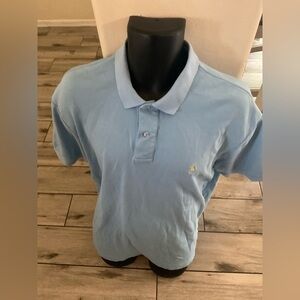 Men’s used size L large Ralph Lauren only blue polo cotton shirt